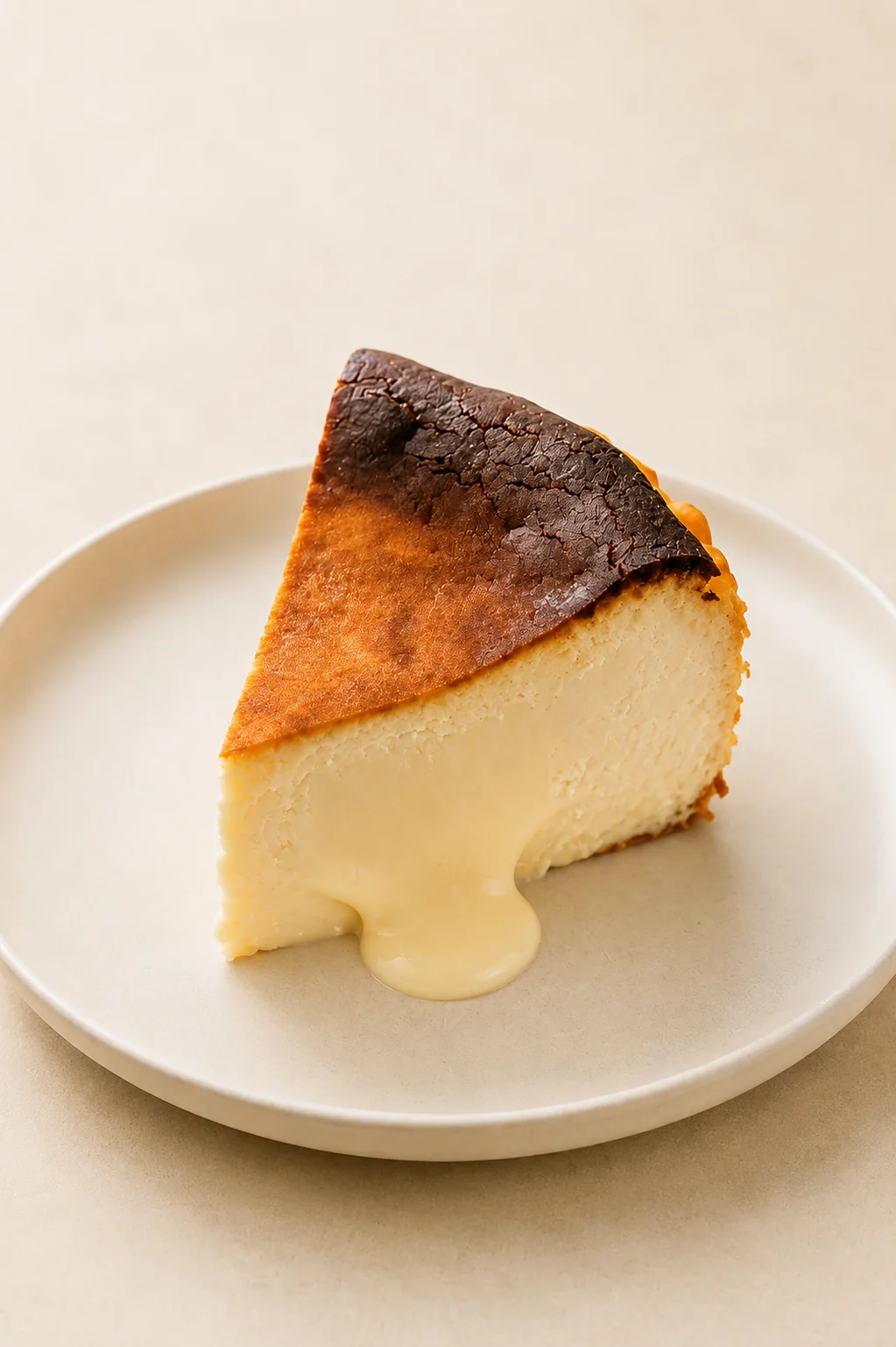 Basque Cheesecake — Classic Slice