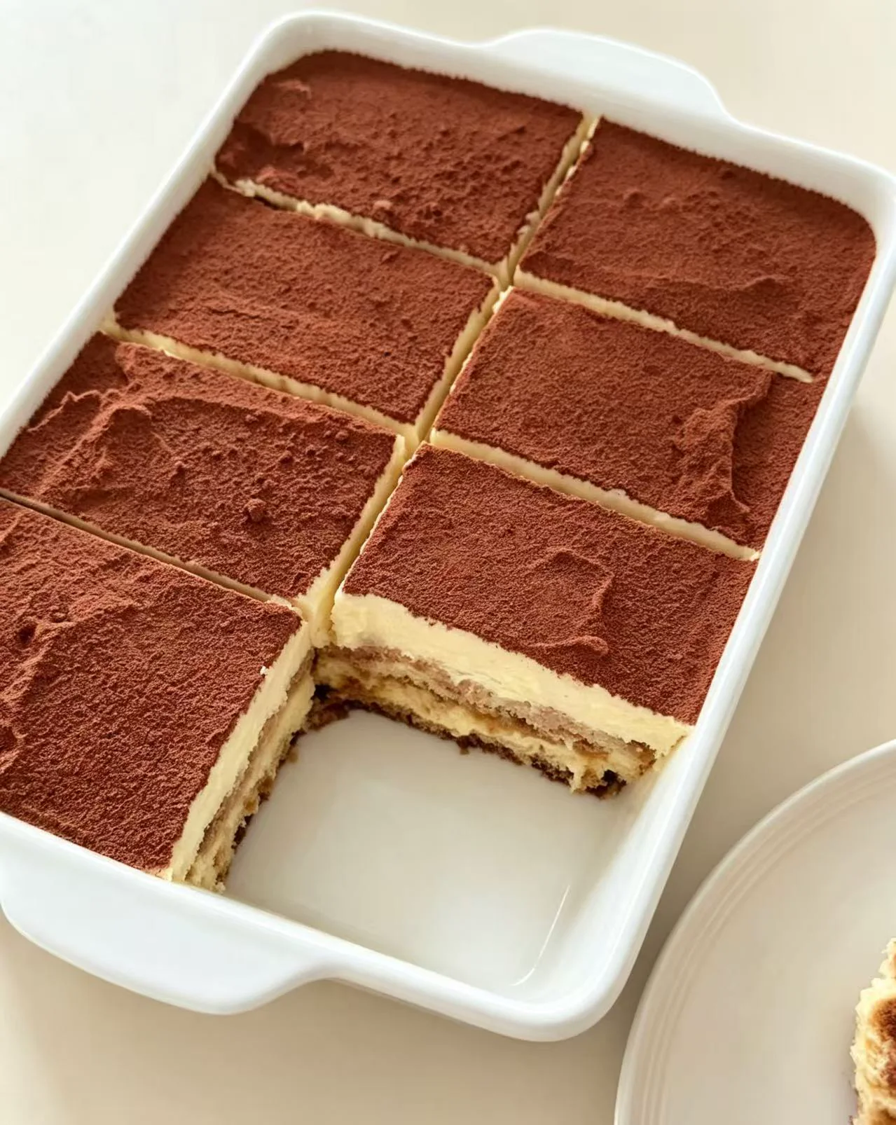 Tiramisu - Classic Tray, Dairy-Free & Sugar-Free (6-8 pieces)