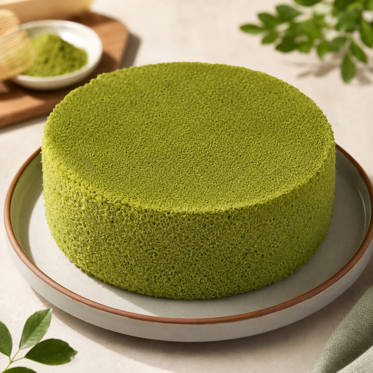 Chiffon Cake — Matcha 6"